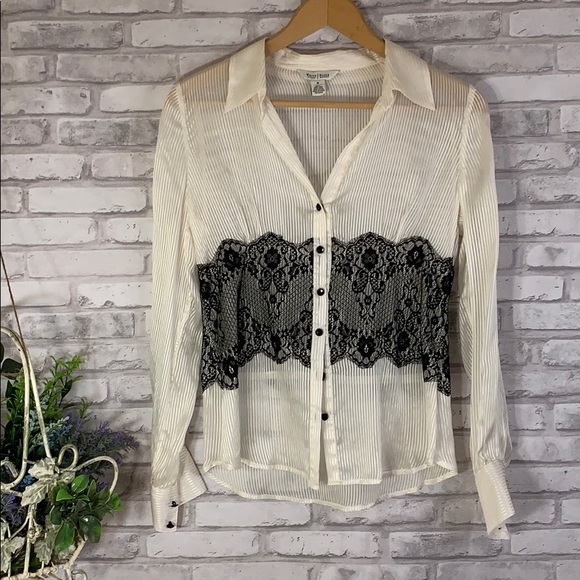 White House Black Market Tops - White House Black Market Silk Blouse